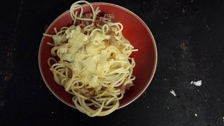 Spaghetti à la franc-comtoise 